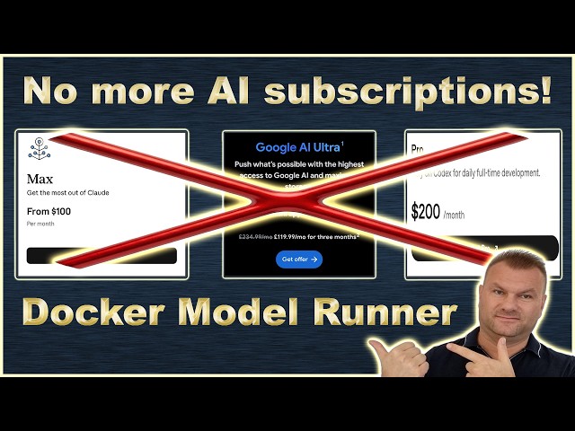 Local LLM with Docker Model Runner is Free and easy to run! No more subscriptions!