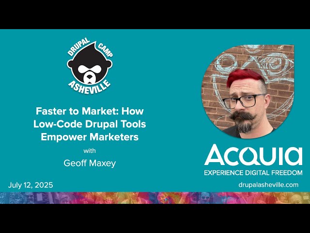 Faster to Market: How Low-Code Drupal Tools Empower Marketers