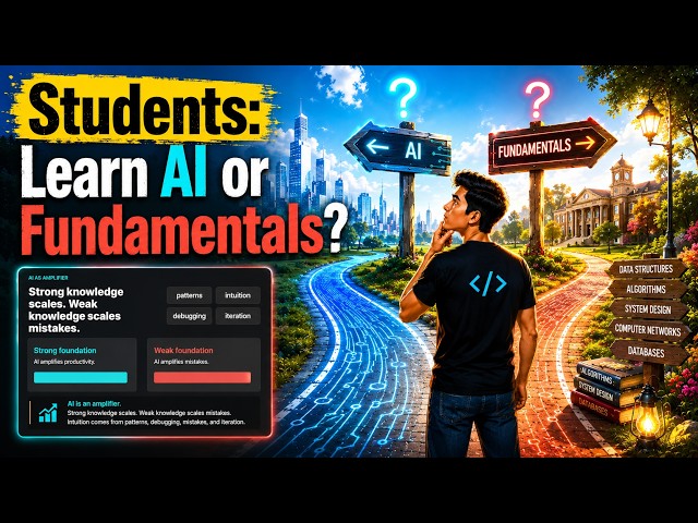College Students: Learn AI or Fundamentals?
