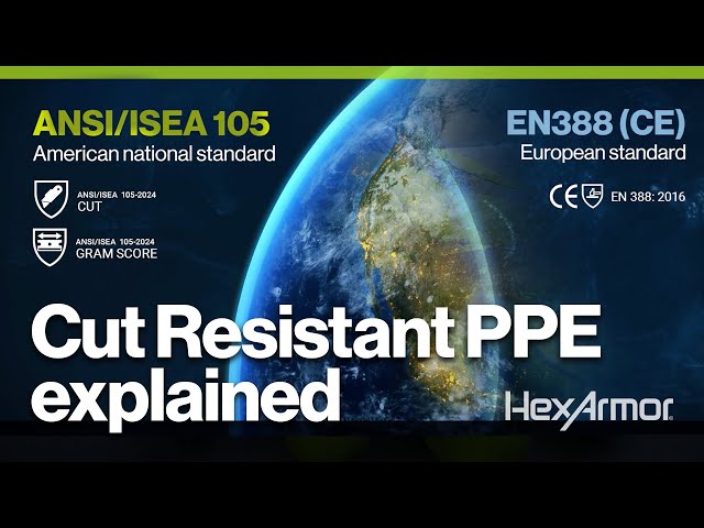 Understanding Cut Protection Standards - Global Safety Standards Explained ANSI ISEA 105 & EN 388