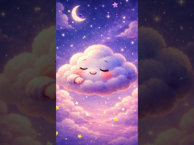 Sleepy Little Cloud 🌙 Gentle Lullaby for Kids | Calming Sleep & Bedtime Music