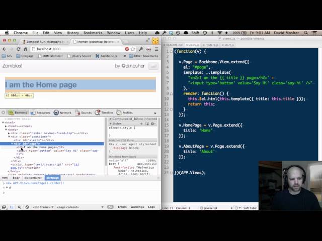 Understanding View Zombie Events in Backbone.JS