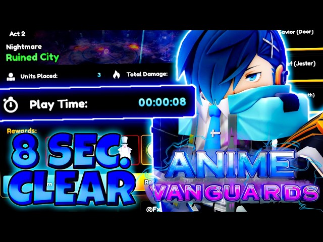 How *YOU* Can Clear Cid Raid in Under 10 Seconds EASILY!! (Anime Vanguards)