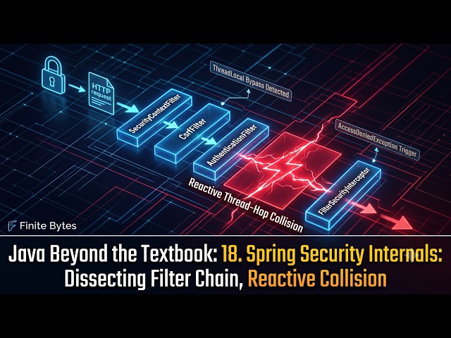 Java Beyond the Textbook: 18. Spring Security Internals: Dissecting Filter Chain, Reactive Collision