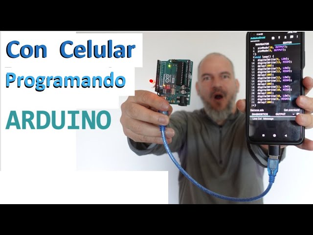 ✅ Como programar Arduino UNO con un teléfono celular Android