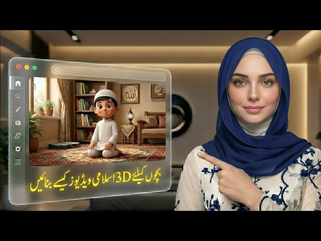 How To Make 3D Islamic Animation Videos Using AI🔥|3D Kids Story Tutorial 🚀