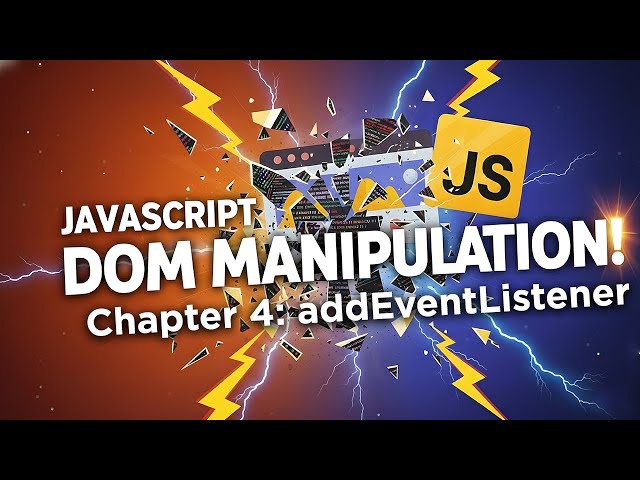 JavaScript addEventListener Explained | Beginner-Friendly DOM Event Handling Tutorial