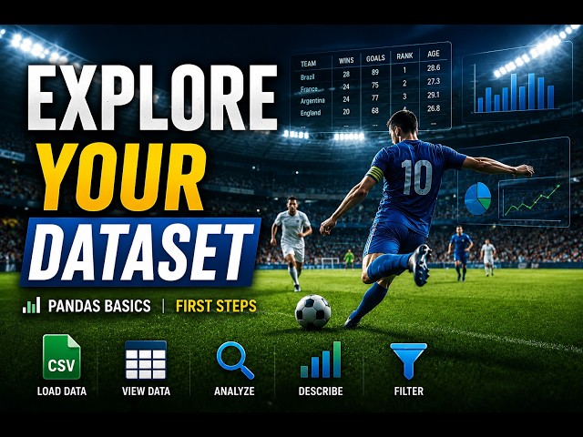 Explore Your Dataset with Pandas | FIFA World Cup Data Analysis for Beginners | Python Tutorial