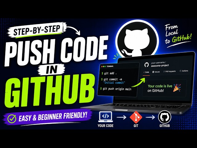 Don't Lose Your Code! How to Push to GitHub from VS Code