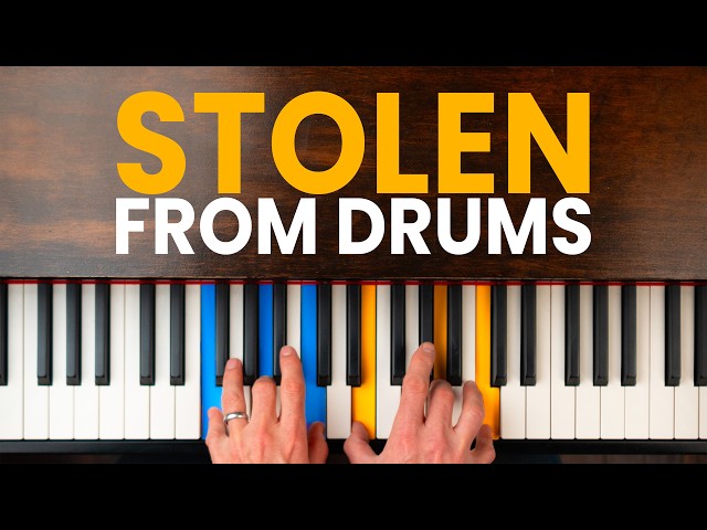Copy This Drum Technique, It'll 10X Your Piano Playing