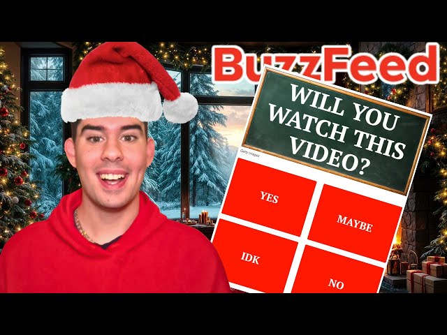 I Did CHRISTMAS Quizzes on BuzzFeed