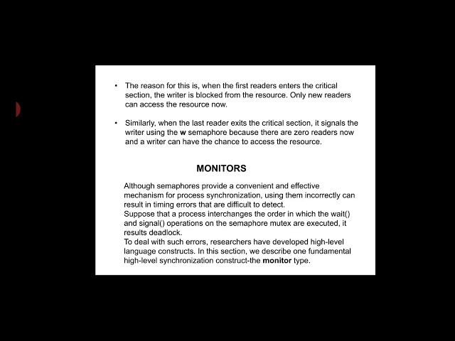 Monitors & Dining  philosophers solution  using monitors