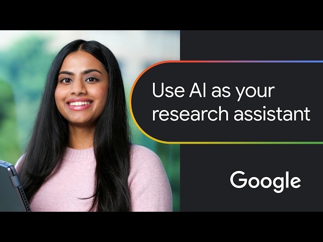 How to use AI for research (Google AI tutorial) | Google AI Professional Certificate
