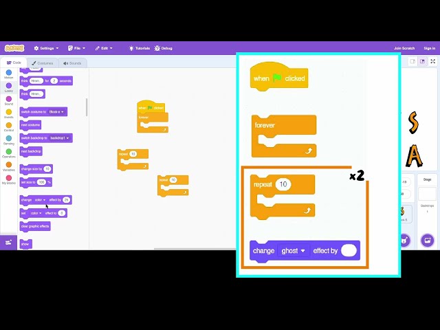 Animate Your Name in Scratch! 🎨 Beginner Coding & Animation Tutorial for Kids
