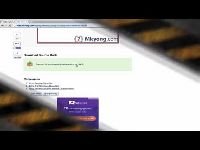 Spring Security Hello World Example