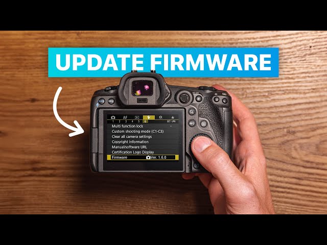 How To Update Canon EOS Camera Firmware