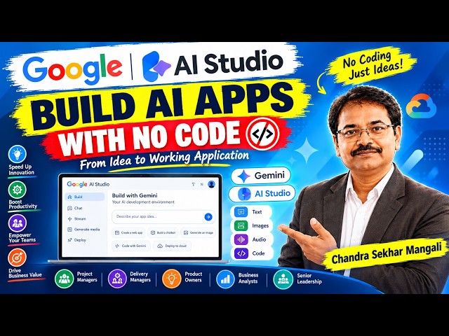 Build AI Apps with Google AI Studio — No Coding Required! | From Idea to Working Application