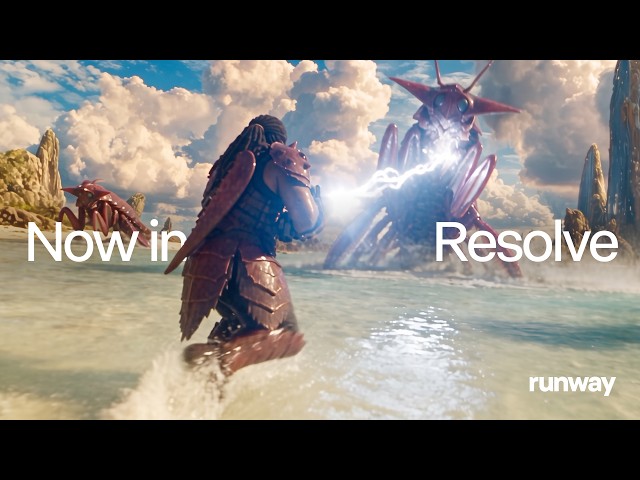 Runway is now in DaVinci Resolve | Runway