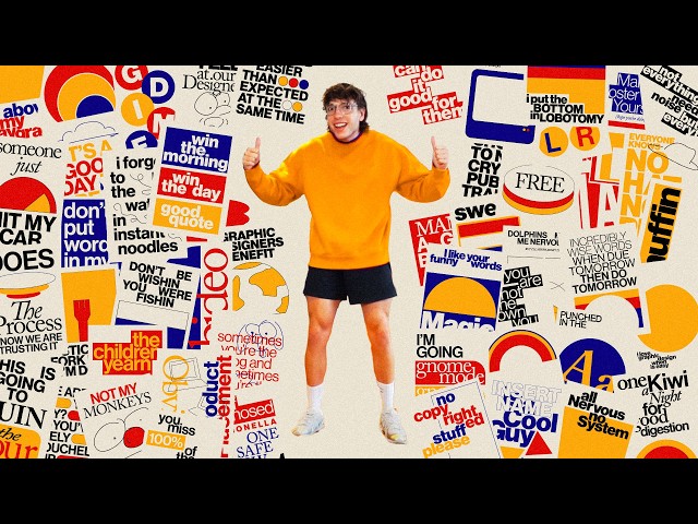 i designed 100 posters to make 1 big poster