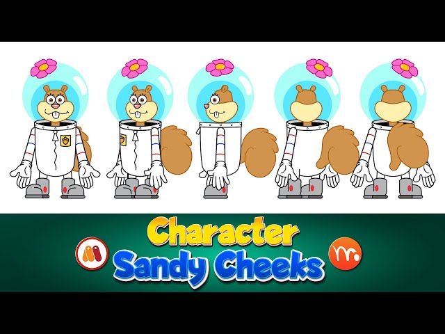 Character Sandy Cheeks | Moho | Rigged Animation