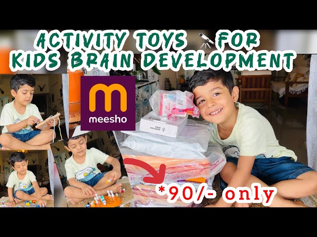 Kids/Toddlers Activity based toys for brain development | Learning with fun | Best toys for toddlers