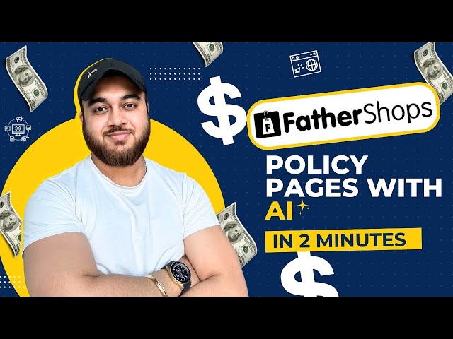Generate Policy Pages with AI | FatherShops Dropshipping Ecommerce Tutorial #dropshipping2025