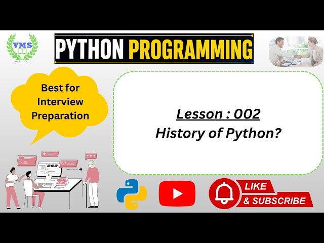 Lesson 002 | Python Programming | History of Python
