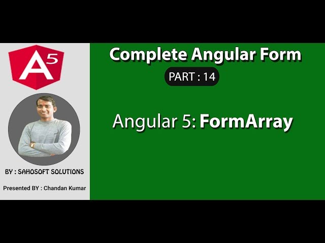 Part 14 - Complete Angular Form -FormArray | Angular FormArray