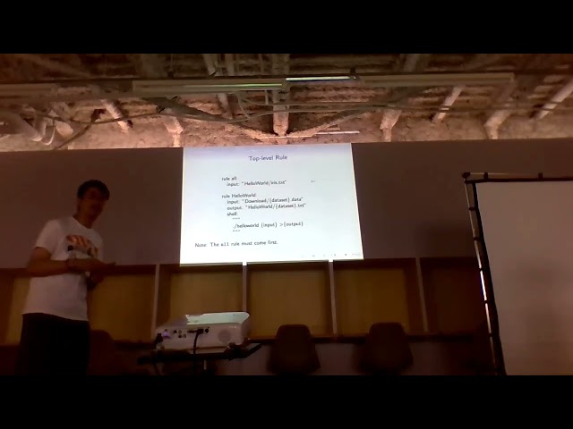 TLUG 2018-07-14 Snakemake, VDO, Matrix