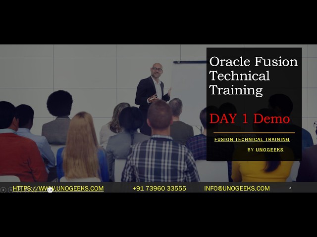 Oracle Fusion Technical Training Day 1 | ERP Basics, Cloud Architecture & Technical Overview