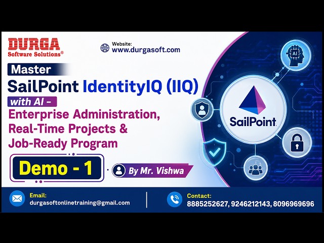 Master SailPoint IdentityIQ (IIQ) with AI tutorials || by Mr. Vishwa On 13-07-2026 @7PM (IST)