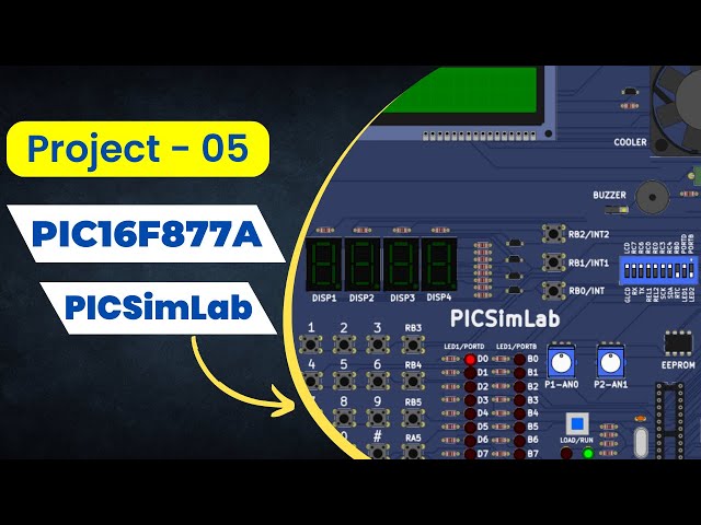 Level Detection on PICSimLab | MPLAB X IDE | XC8 C Compiler | Project - 05