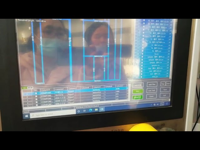 LGS steel frame machine operation