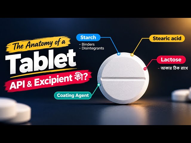 What do API and Excipients in medicine do? | Pharmaceutical Concept
