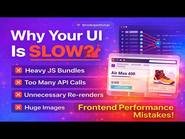 Why Your Frontend App Is Slow 🚨 | Real UI Performance Mistakes Explained