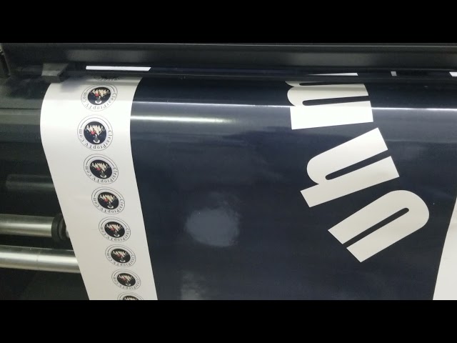 ClearPropTV stickers snuck onto a Summa DC4 print job