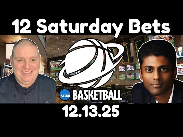 Saturday NCAA Basketball Picks - 12/13/25 l Craig Trapp & Indian Cowboy NCAAB Picks & Predictions