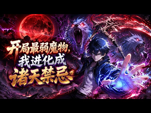 🔥【爽漫】【Eng Sub】《開局最弱魔物，我進化成諸天禁忌》陸晨誤入量子遊戲成最弱豺狼人，被玩家圍獵中不斷擊殺進化，覺醒天賦一路逆襲為終極BOSS。第1-43集 #热血 #玄幻 #anime #逆袭