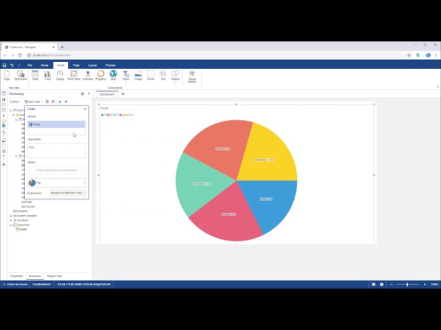 JS Dashboard: Creating Dashboard with Chart [Shot on v2019]