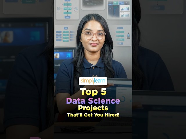 Data Science Projects for Resume 2026 | Data Science Projects to Land a Job #shorts #simplilearn