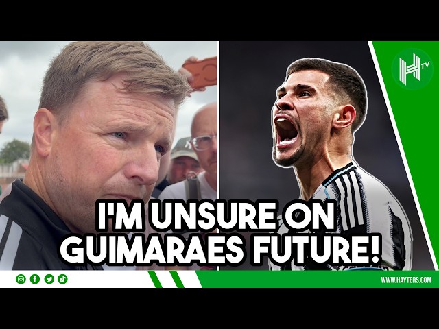Guimaraes' FUTURE? I DON'T KNOW! | Eddie Howe | Gateshead 1-1 Newcastle