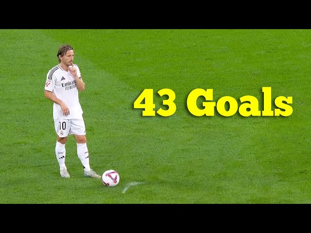 Luka Modric All 43 Goals For Real Madrid