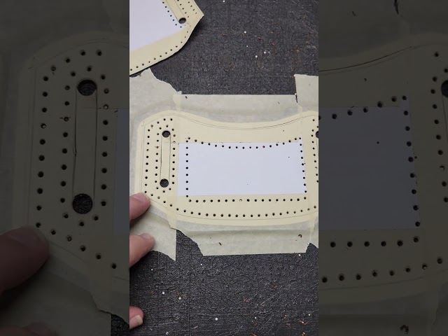 Tip for cutting leather and patterns.  Yes, over-cutting is a thing.