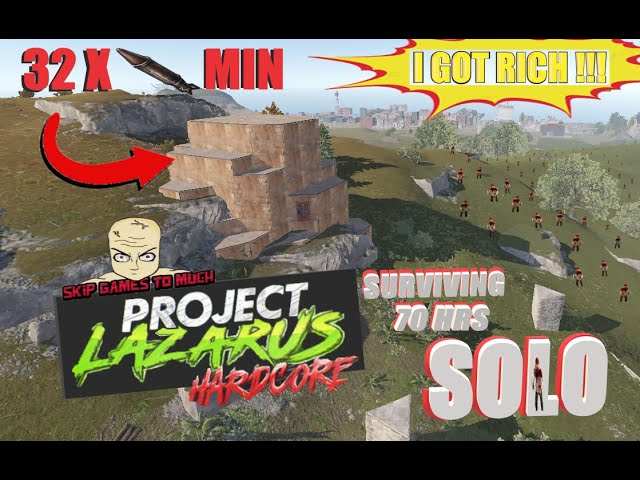 PROJECT LAZARUS-MOST MODDED SERVER IN RUST ( A FULL WEEK SOLO )