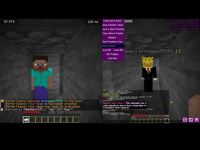 New 1.21.11 dupe With Betterteam plugin Java multiplayer