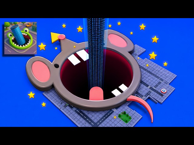 Hole.io - Gameplay Walkthrough Tutorial Hole Evolution New Mobile Game (Android,iOS)