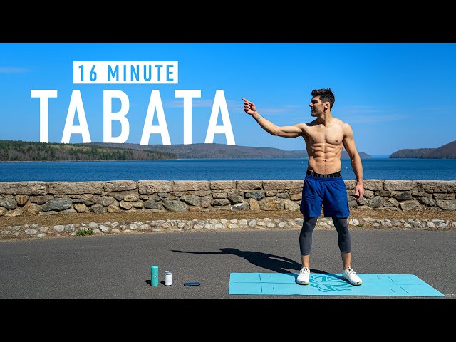 16 MINUTE TABATA WORKOUT - Full-Body - No Equipment (w/ Ash Crawford)
