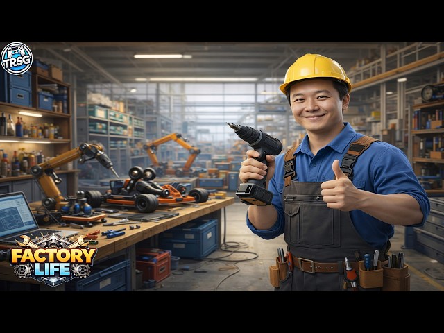 New Factory Simulation Where you Start from a Small Garage - Factory Life