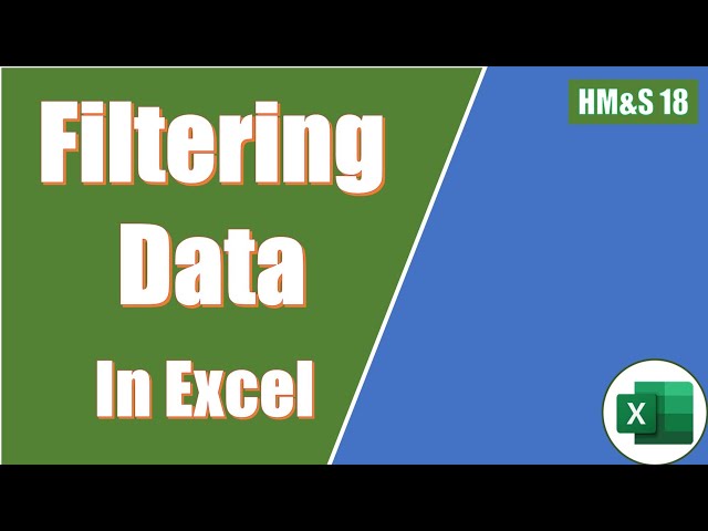 Filtering Data In Excel Data Analysis For Beginners