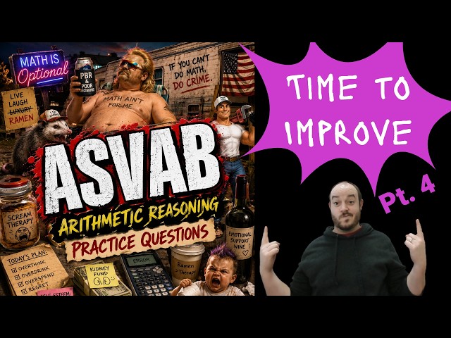 ASVAB Wild Math Questions and their answers explained pt.4